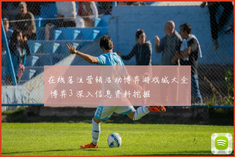 在线落注营销活动博弈游戏城大全 博弈3 深入信息资料挖掘